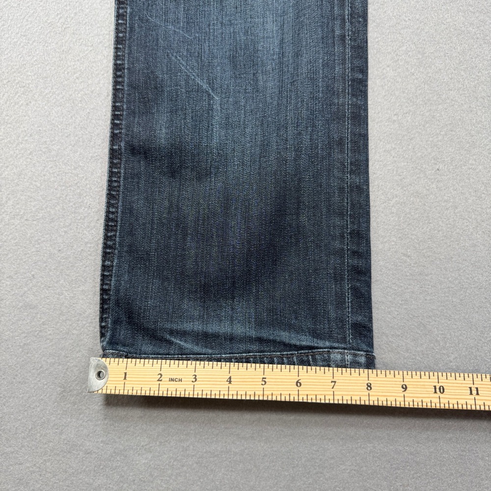 Buffalo David Bitton Jeans Men's 32x34 Blue Dark Wash Driven-X Straight Stretch - Picture 6 of 9